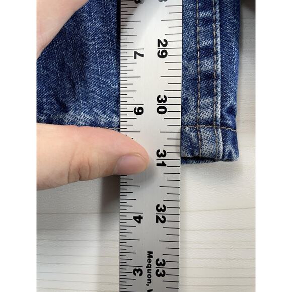 Lee Jeans Pants Womens 24W Straight Elastic Waist Denim Casual Workwear Plus - Picture 6 of 12